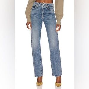 MOTHER The Ditcher Heel Straight Leg Jean / Destination Unknown / Size 27+